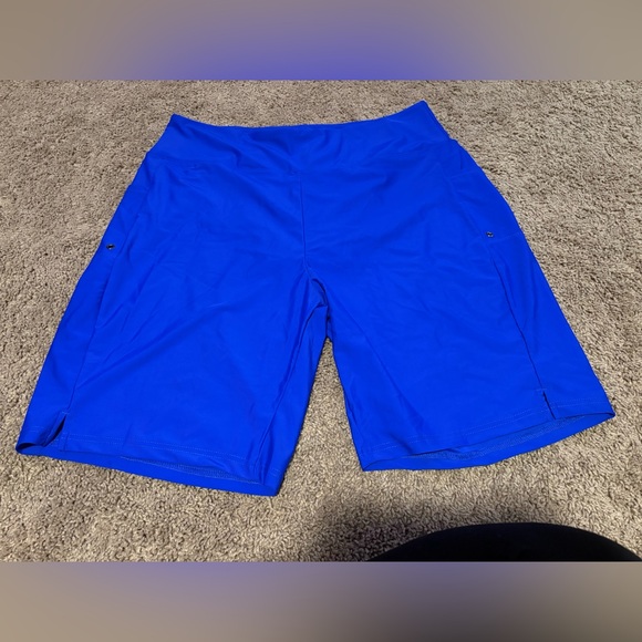 Vibrant Blue Athletic Shorts - Picture 1 of 5